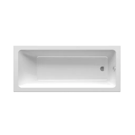 10° akrilkád Slim 170x75 fehér