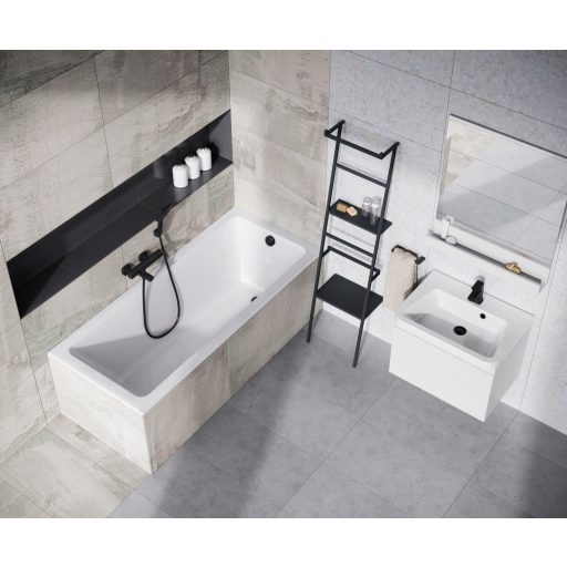 10° akrilkád Slim 170x75 fehér