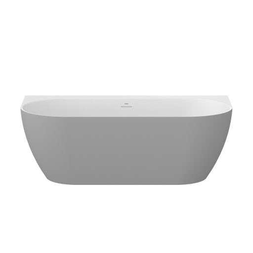 Freedom Wall Tec 170x87, akrilkád, Smoke Grey/fehér, fehér/fekete/króm lefolyó