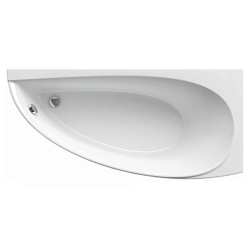 Avocado 160x75 akrilkád jobb (hófehér)