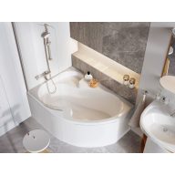 Rosa I 140x105 akrilkád bal (hófehér)