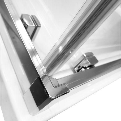 Comfort szögletes zuhanykabin standard 90x90 + zuhanytálca + szifon