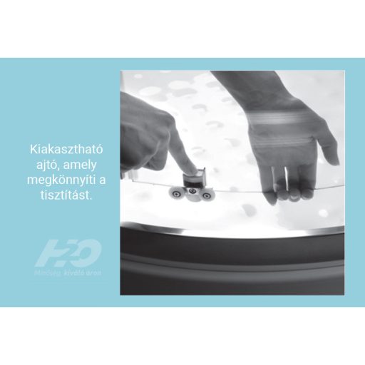 Comfort szögletes zuhanykabin slim 90x90 + zuhanytálca + szifon