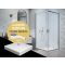 Comfort szögletes zuhanykabin standard 90x90 + zuhanytálca + szifon