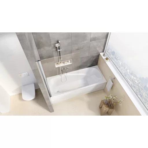Vanda II 160x70 akrilkád fehér