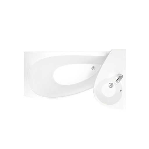 Avocado 150x75 akrilkád bal (hófehér)