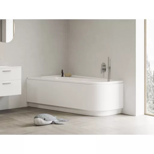 Chrome előlap 'A' 160x105 balos, fehér