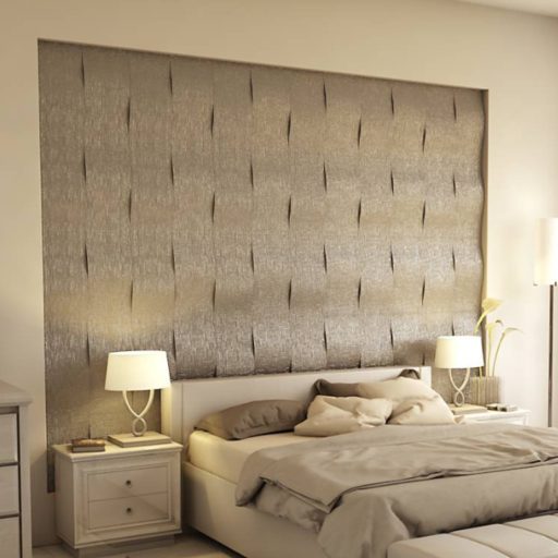 Cascade 3D falpanel 25x50cm - acél szürke