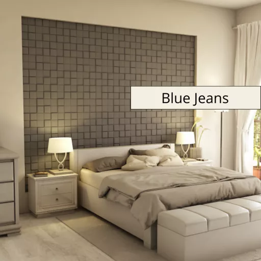Collarada 3D falpanel 60x60cm - Blue Jeans