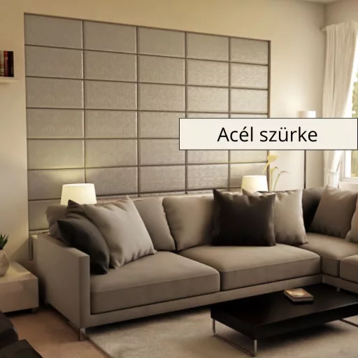 Cotomaxi 3D falpanel - Acél szürke