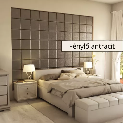Cotomidi 3D falpanel -Fénylő antracit
