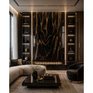 Beltéri SPC falpanel 2800x1200x4 mm-Midnight Gold