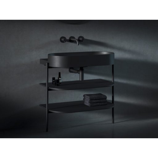 CS Yard 80 fürdőszobai bútor, matt fekete