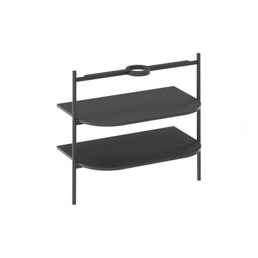 CS Yard 80 fürdőszobai bútor, matt fekete