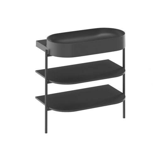 CS Yard 80 fürdőszobai bútor, matt fekete