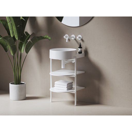 CS Yard 40 fürdőszobai bútor, matt fehér