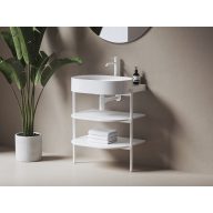 CS Yard 60 fürdőszobai bútor, matt fehér