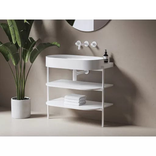 CS Yard 80 fürdőszobai bútor, matt fehér