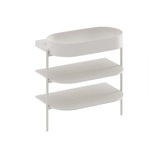 CS Yard 80 fürdőszobai bútor, Smoke Grey