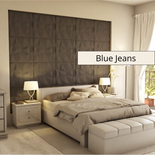 Ecuador 3D falpanel 60x60cm -Blue Jeans