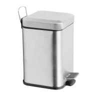   Sapho Simple Line szögletes szemetes fényes inox 6 literes (GAQ006)