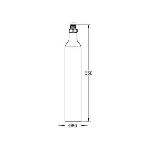 Grohe Blue CO2 palack szett 4db-os