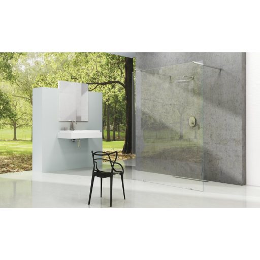 Walk-In Free Szett 130, zuhanykabin krómhatású+transparent