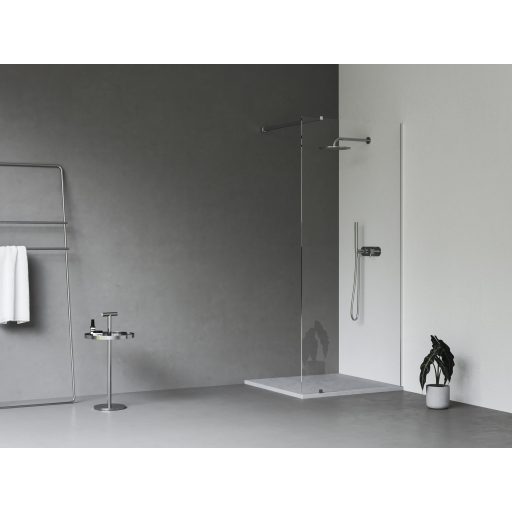 Walk-In Wall Szett 90, zuhanykabin krómhatású+transparent