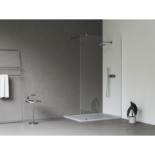 Walk-In Wall Szett 160, zuhanykabin krómhatású+transparent