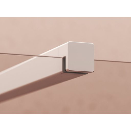 Walk-In Wall Szett 160, zuhanykabin matt fehér+transparent