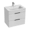 Jika Cube 65 alsó szekrény + mosdó fehér