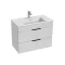 Jika Cube 80 alsó szekrény + mosdó fehér