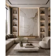 Beltéri SPC falpanel 2800x1200x4 mm-Ivory Beige