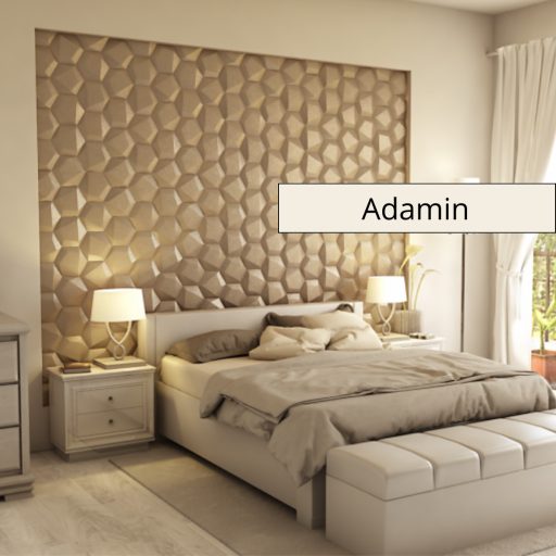 Hexa 3D falpanel 22,5 cm - Adamin