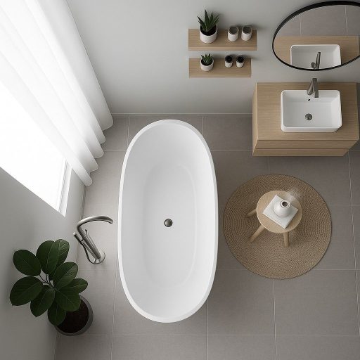 Inspiro Valentino LUX 180x88x68cm szabadon álló kád