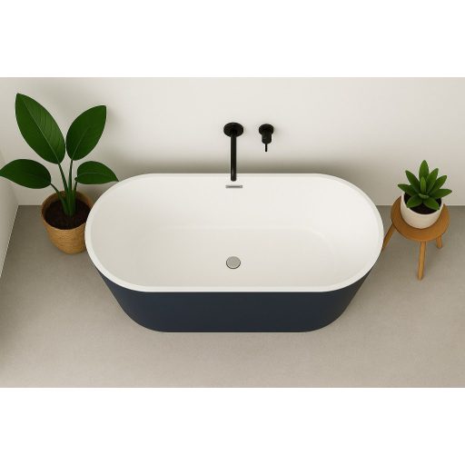 Inspiro Milazzo Azzuro 170x80cm térben álló kád