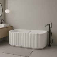 Inspiro Buscello Stripe 170x80x60cm térben álló kád