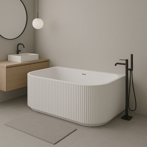 Inspiro Buscello Stripe 170x80x60cm térben álló kád