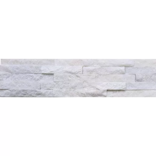Természetes kőpanel fehér 15x60 cm (IV1560-WH)