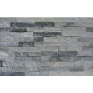 Természetes kőpanel IWS002 fehér-szürke, 10x36 cm