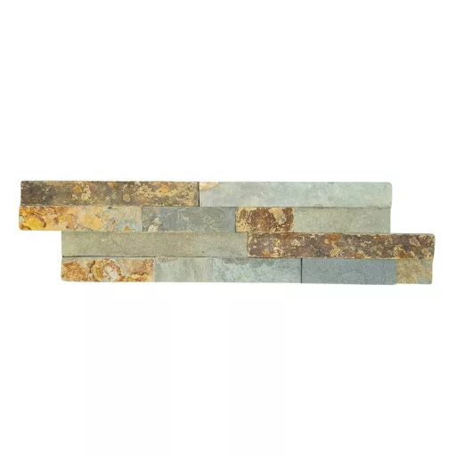 Természetes kőpanel IWS006 barna-szürke, 10x36 cm