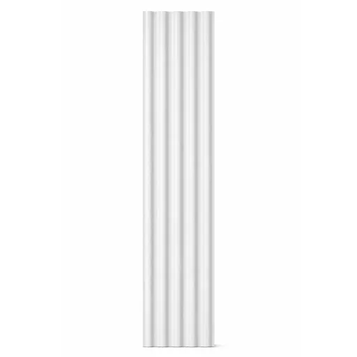 Falpanel beltérre 2900 x 148 mm - fehér hullámzó bordás