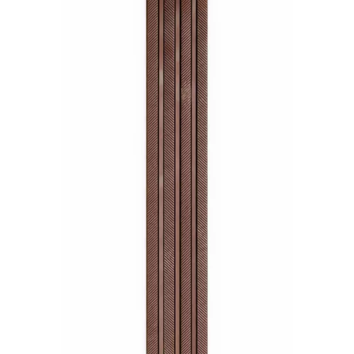 Beltéri falpanel 2900x119 mm - barna bordázott mintás
