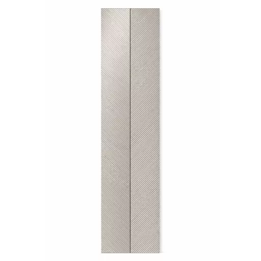 Falpanel beltérre 2900x305 mm - bézs Chevron mintás