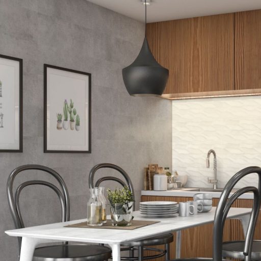 Keros City Decor Hojas Gris falburkoló 25x75 cm (KER04)