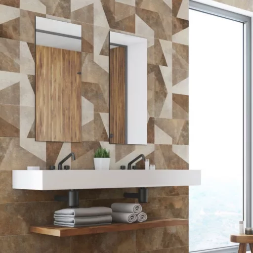 Keros Madison Decor Geo Beige falburkoló 25x75 cm (KER10)