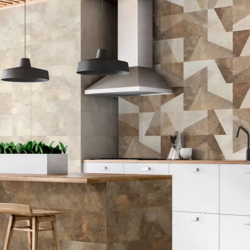 Keros Madison Decor Geo Beige falburkoló 25x75 cm (KER10)