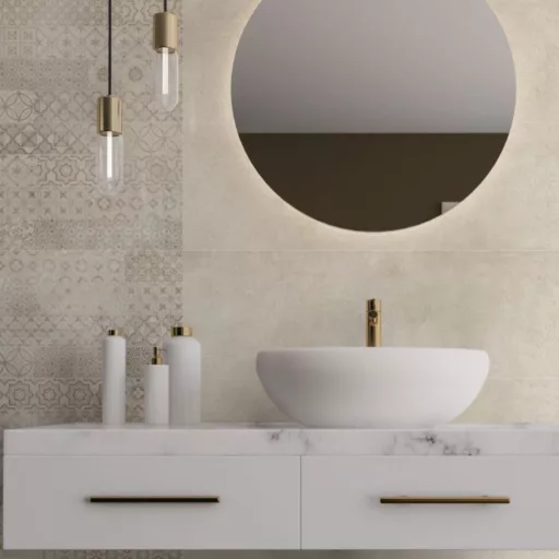 Keros City Beige falburkoló 25x75 cm (KER16)