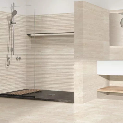 Keros Tajmahal Decorado Dune Travertino falburkoló 25x75 cm (KER24)