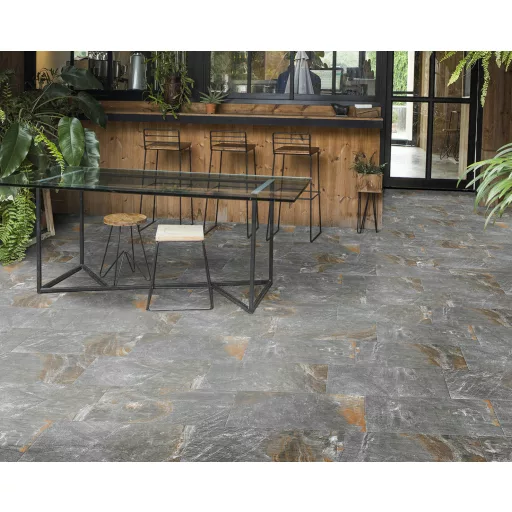 Keros Ardesia Antracit padlólap 30x60 I.o. 1,26 m2/